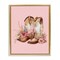 Stupell Industries Floral Pink Cowgirl Boots Framed Floater Canvas Wall Art